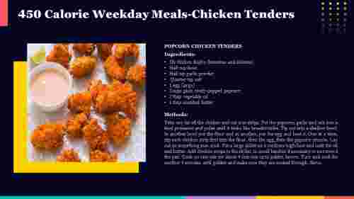 450 Calorie Weekday Meals-Chicken Tenders